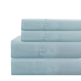 Lanester 4 Piece Deep Pocket Full Size Sheet Set The Urban Port, Aqua Blue