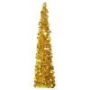 Pop-up Artificial Christmas Tree Gold 5 ft PET
