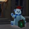Christmas Inflatable Polar Bear LED Indoor and Outdoor 6 ft