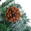 Frosted Christmas Tree with Pinecones 5 ft