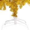Artificial Christmas Tree with Stand Gold 5 ft PET