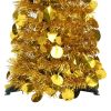 Pop-up Artificial Christmas Tree Gold 5 ft PET