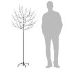 Christmas Tree 200 LEDs Warm White Light Cherry Blossom 6 ft