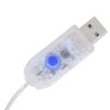 Star and Moon Fairy Lights Remote Control 138 LED Cold White