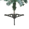 Frosted Christmas Tree with Pinecones 5 ft