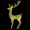 XXL Acrylic Christmas Reindeer 250 LED 6 ft Warm White