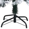 Artificial Christmas Tree with Flocked Snow Green 5 ft PVC