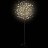 Christmas Tree 200 LEDs Warm White Light Cherry Blossom 6 ft