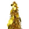 Pop-up Artificial Christmas Tree Gold 5 ft PET