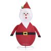 Decorative Christmas Santa Claus Figure LED Luxury Fabric 2 ft