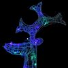 Reindeer Christmas Decoration 90 LEDs 2x1x3 ft Acrylic