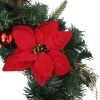 Christmas Garland with LED Lights Green 8.9' PVC