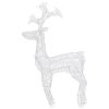 Reindeer Christmas Decoration 90 LEDs 2x1x3 ft Acrylic